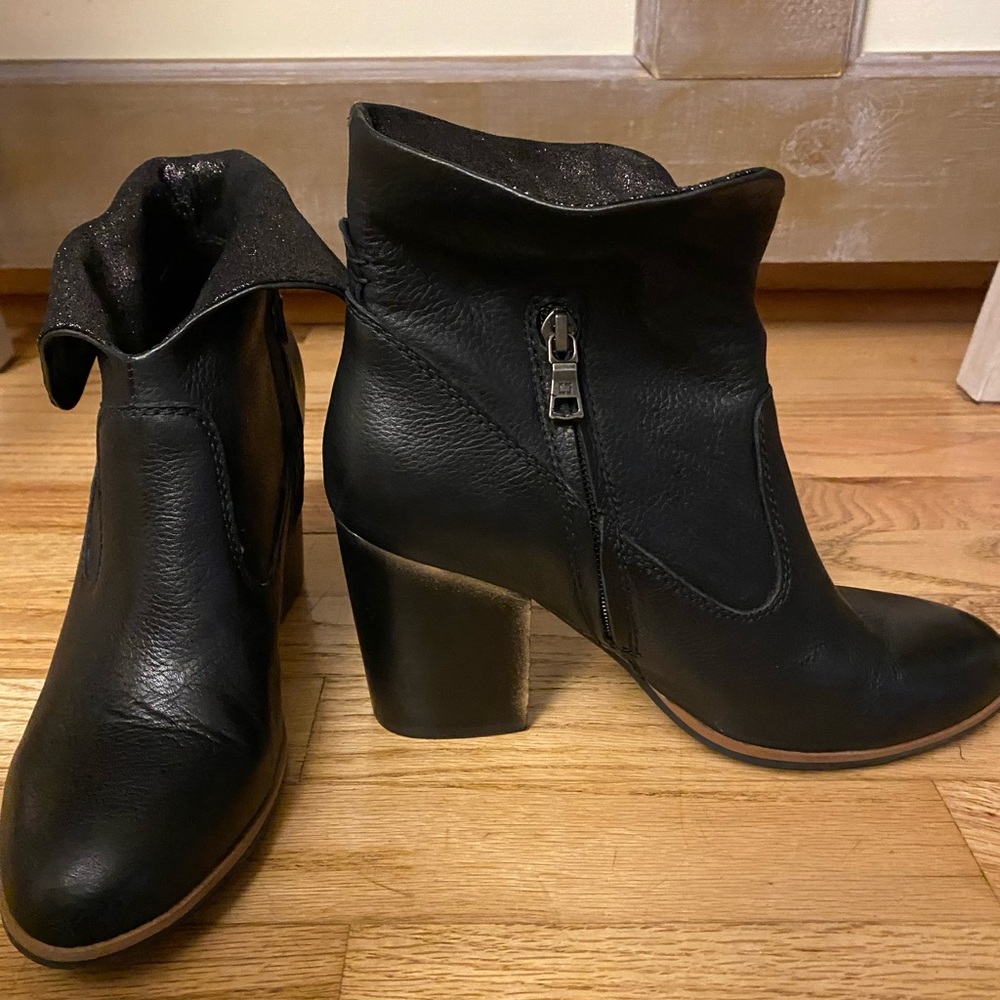 Luca Lane stacked heel booties